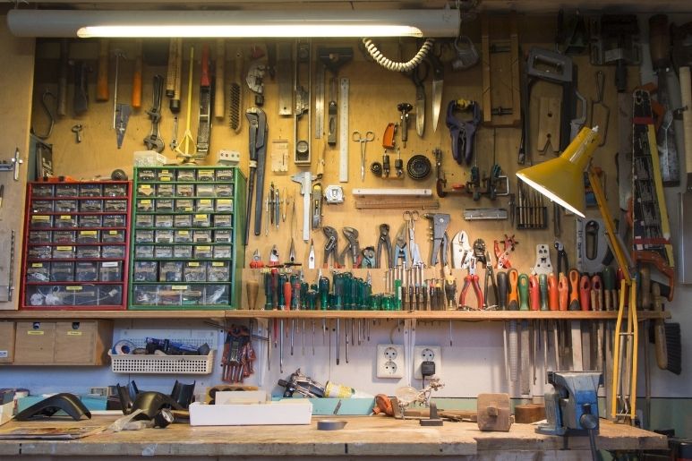 The Best Countertop Materials for a Garage Workbench