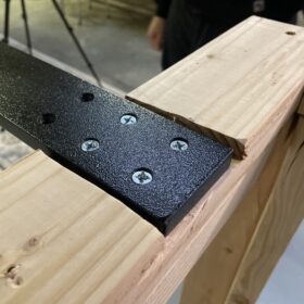 Flat Countertop Overhang Support Bracket