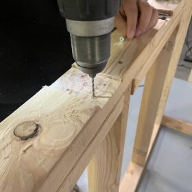 Pilot Holes In Countertop Bracket Mounting Slot